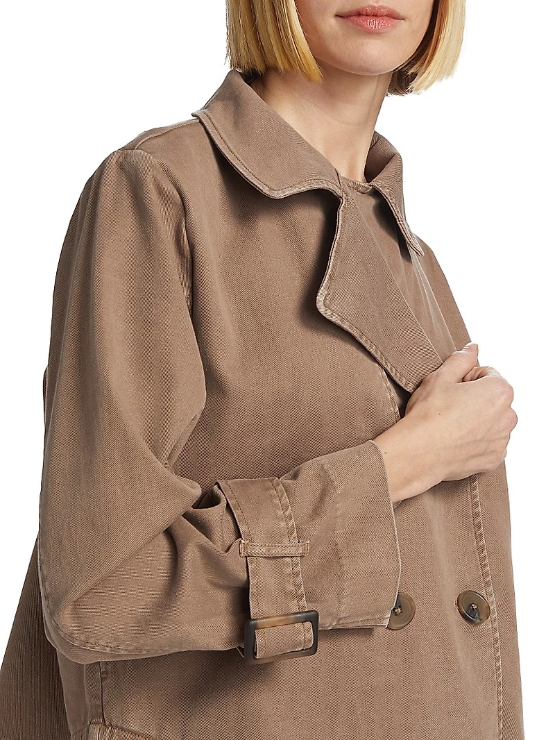 Portia Double-Breasted Crop Jacket