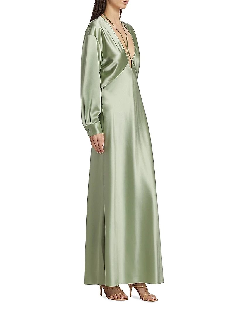 Romilly Satin Maxi Dress