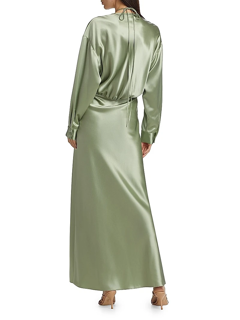 Romilly Satin Maxi Dress