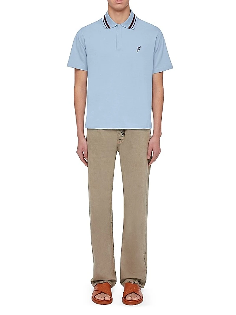 Cotton Jersey Polo Shirt