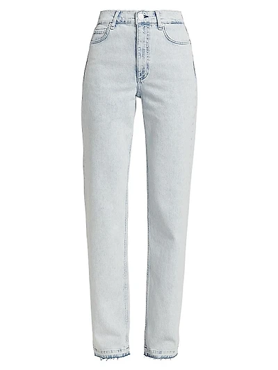 Harlow Mid-Rise Straight-Leg Jeans