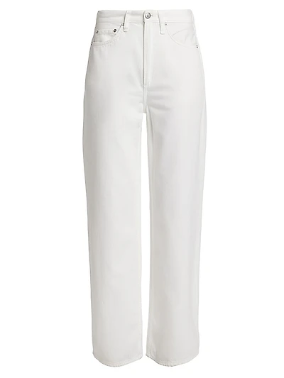 Featherweight Logan Mid-Rise Wide-Leg Jeans