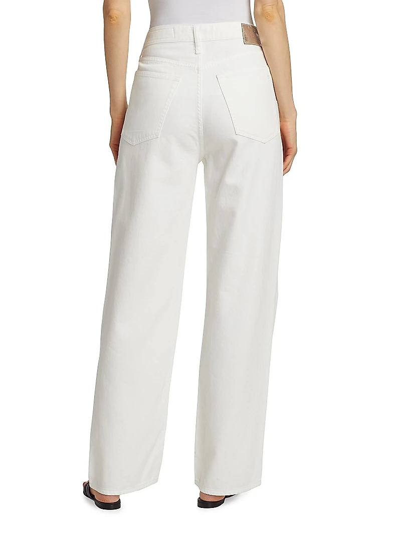 Featherweight Logan Mid-Rise Wide-Leg Jeans