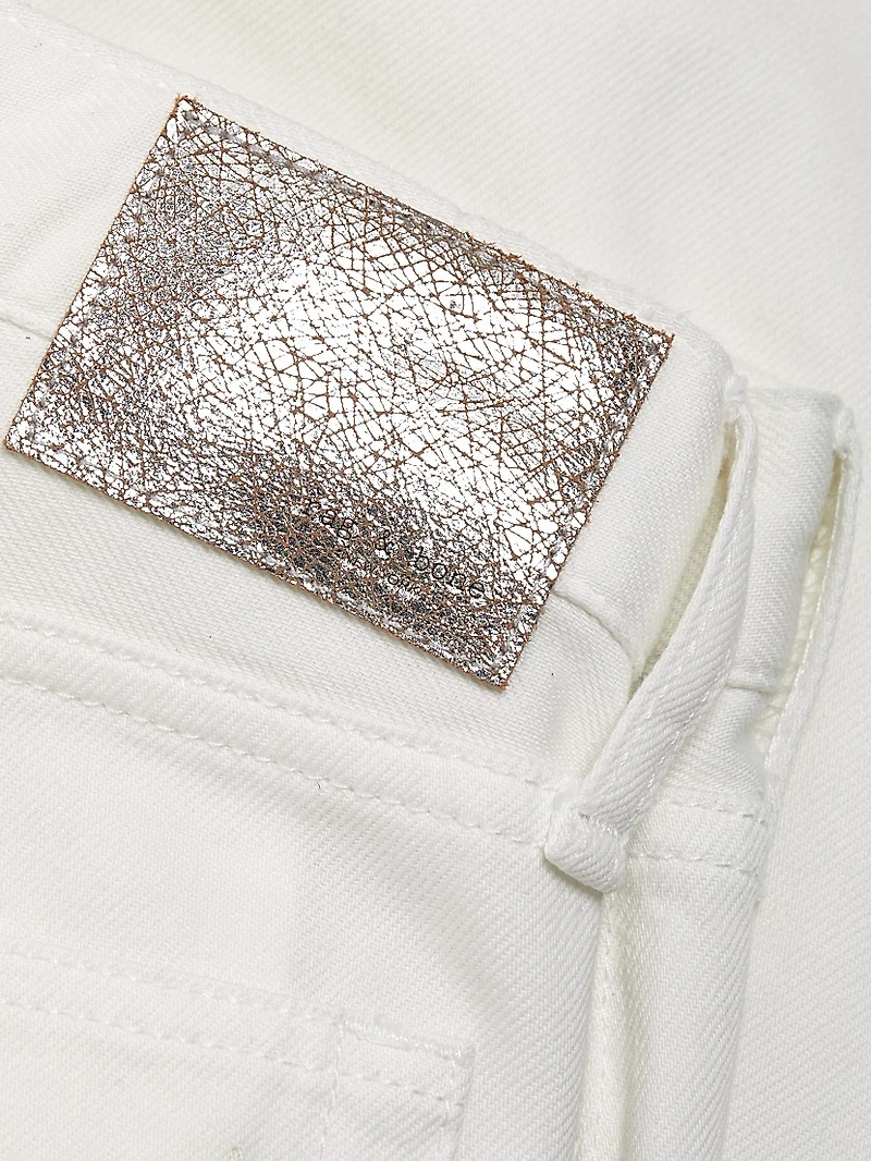 Featherweight Logan Mid-Rise Wide-Leg Jeans