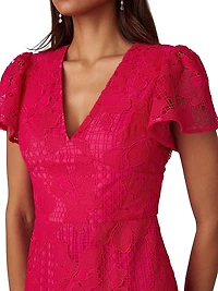 Philipa Lace Midi-Dress