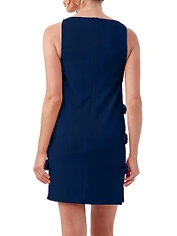 Arlette Crepe Knit Sleeveless Minidress