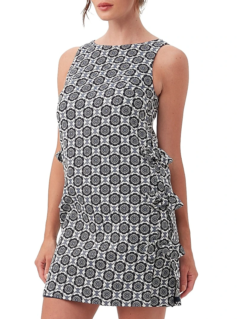 Arlette Abstract Sleeveless Minidress