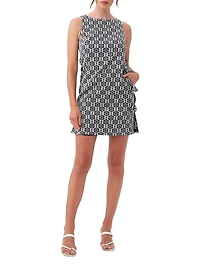 Arlette Abstract Sleeveless Minidress