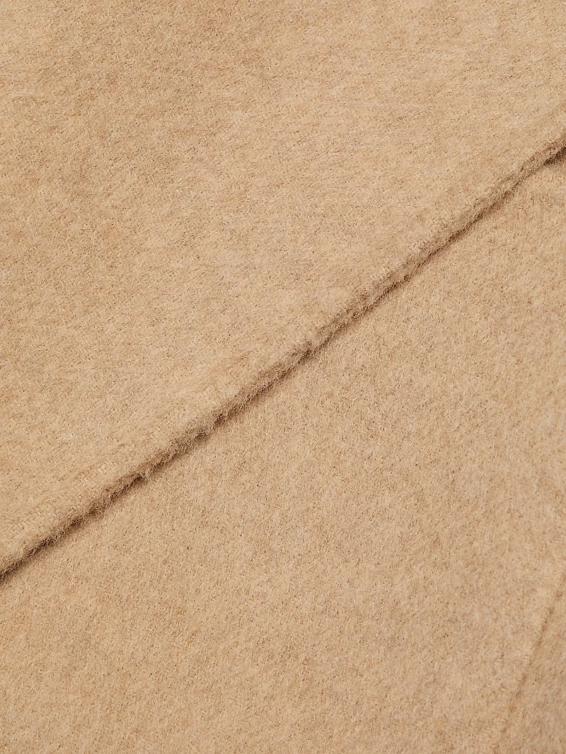 Wool Doublé Open-Front Jacket