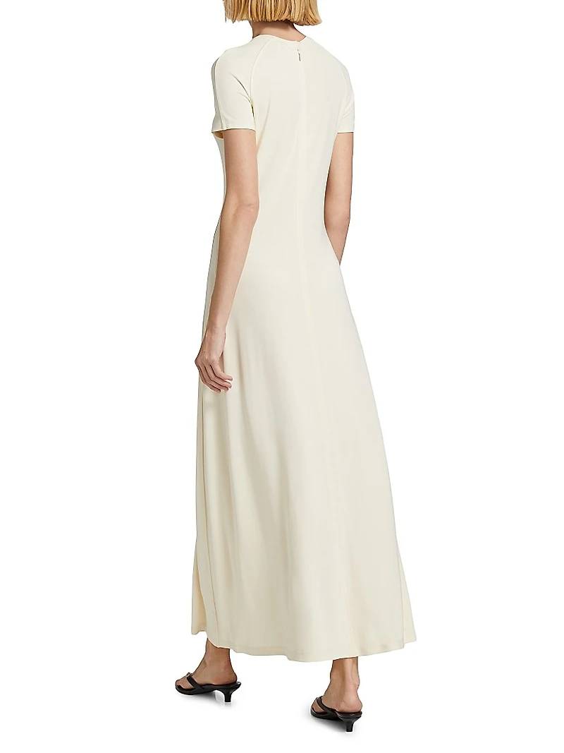 Fluid Jersey Maxi Dress