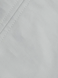 Twisted-Seam Cap-Sleeve Top