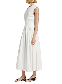 Sleeveless Cotton T-Shirt Dress