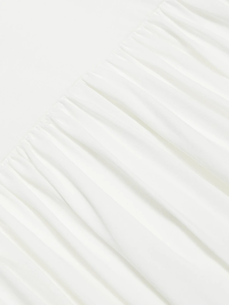 Sleeveless Cotton T-Shirt Dress