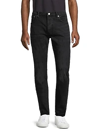 Distressed Stretch Skinny Jeans