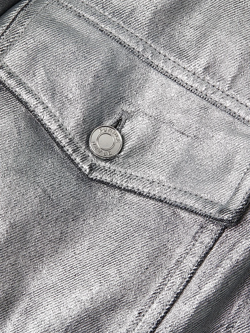 Oversized Long-Sleeve Denim Shirt