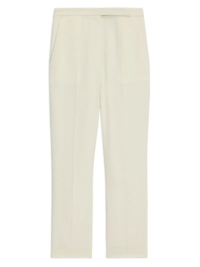 Slim High-Rise Crop Pants