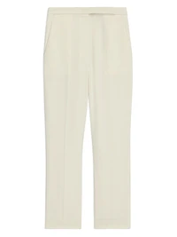 Slim High-Rise Crop Pants