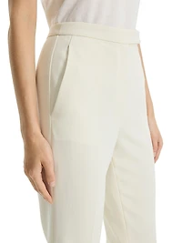 Slim High-Rise Crop Pants
