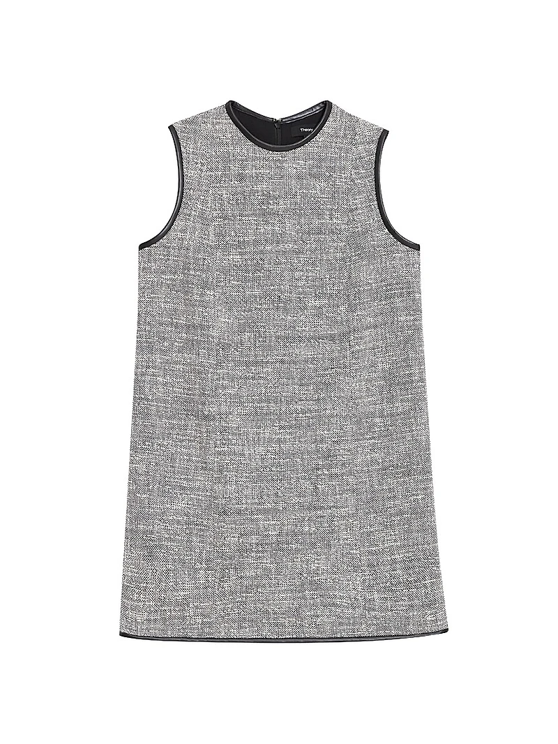 Sleeveless Crewneck Minidress
