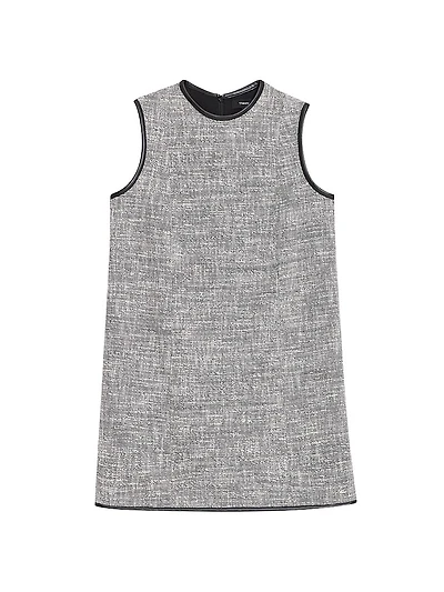 Sleeveless Crewneck Minidress