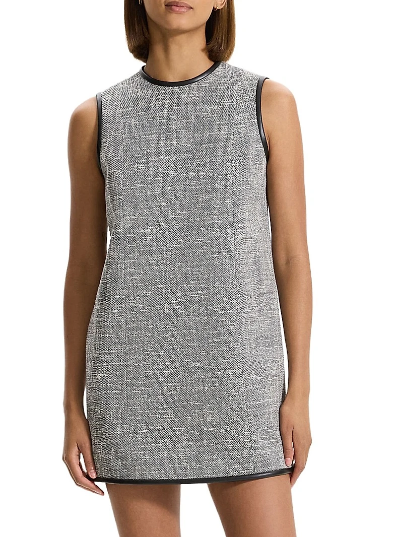 Sleeveless Crewneck Minidress