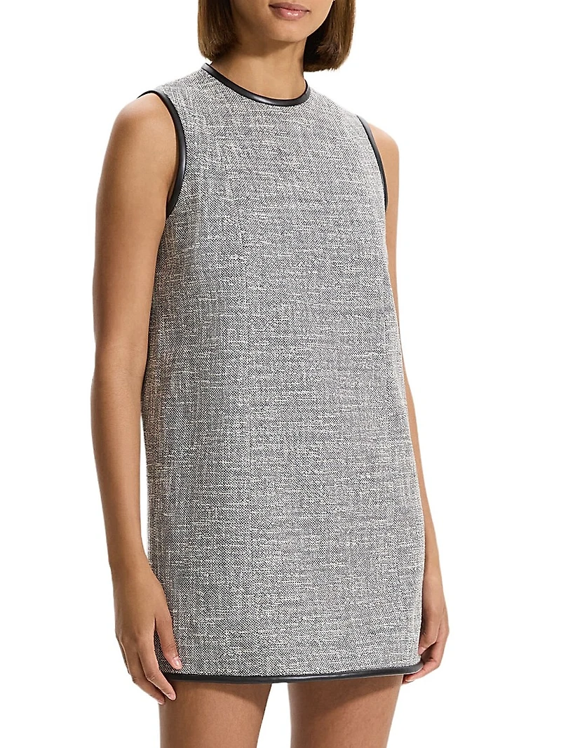 Sleeveless Crewneck Minidress