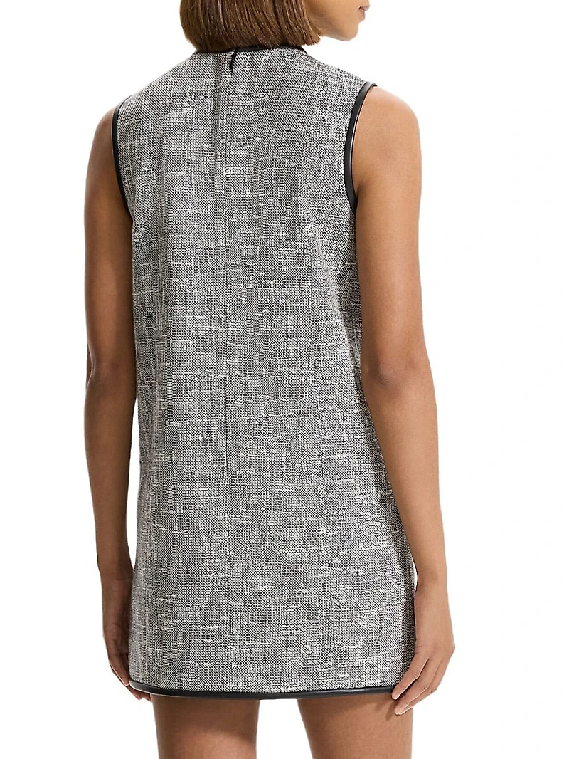 Sleeveless Crewneck Minidress