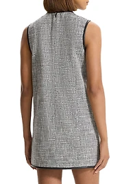 Sleeveless Crewneck Minidress