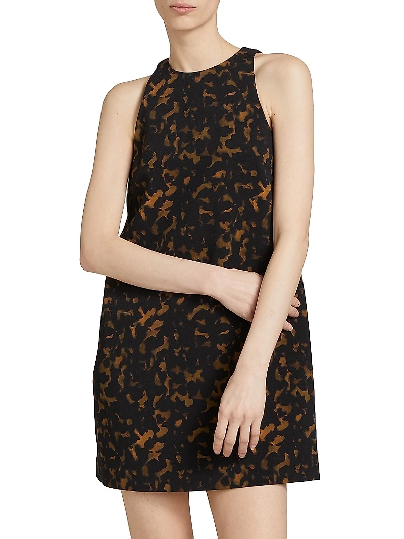 Sleeveless A-Line Minidress