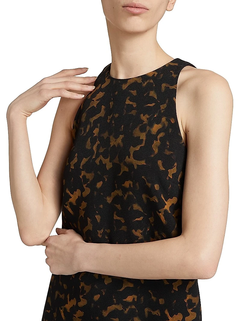 Sleeveless A-Line Minidress