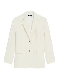 Relaxed Single-Breasted Blazer