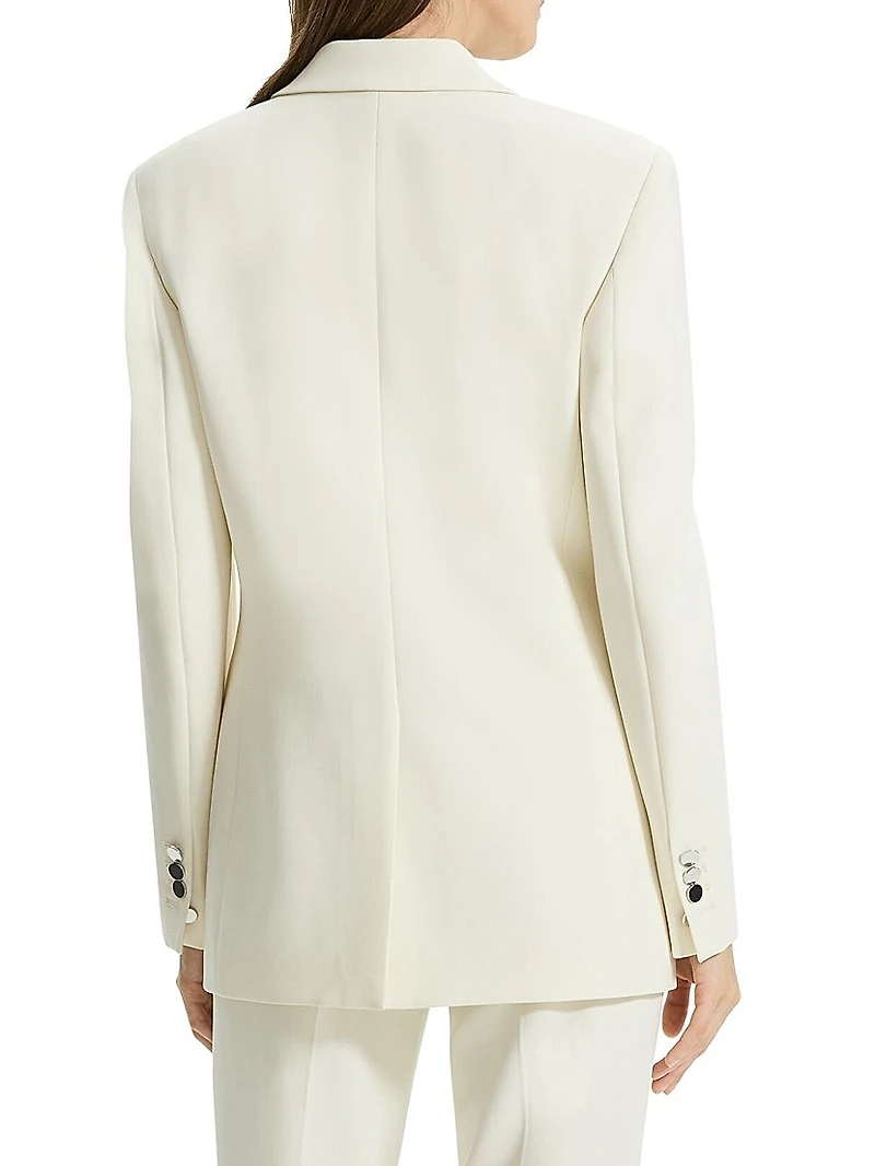 Relaxed Single-Breasted Blazer