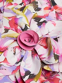 Gosia Floral One-Shoulder Gown