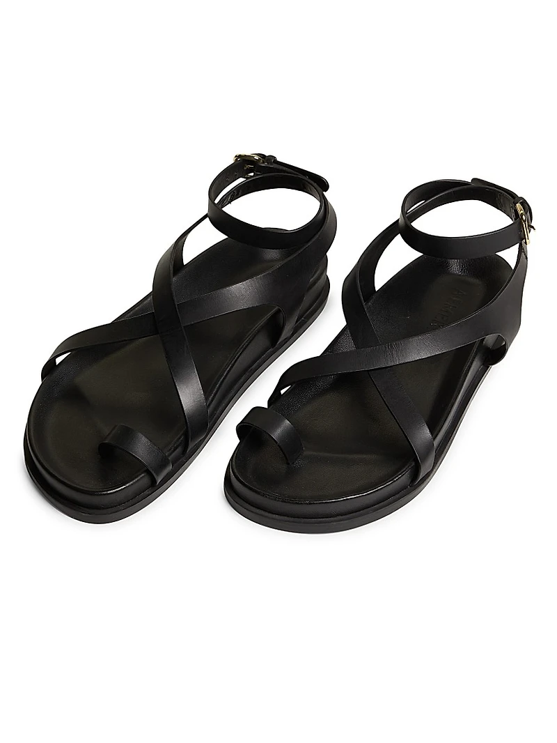 Jalen Slim Leather Sandals