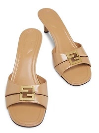 Fold 50MM Leather Mules