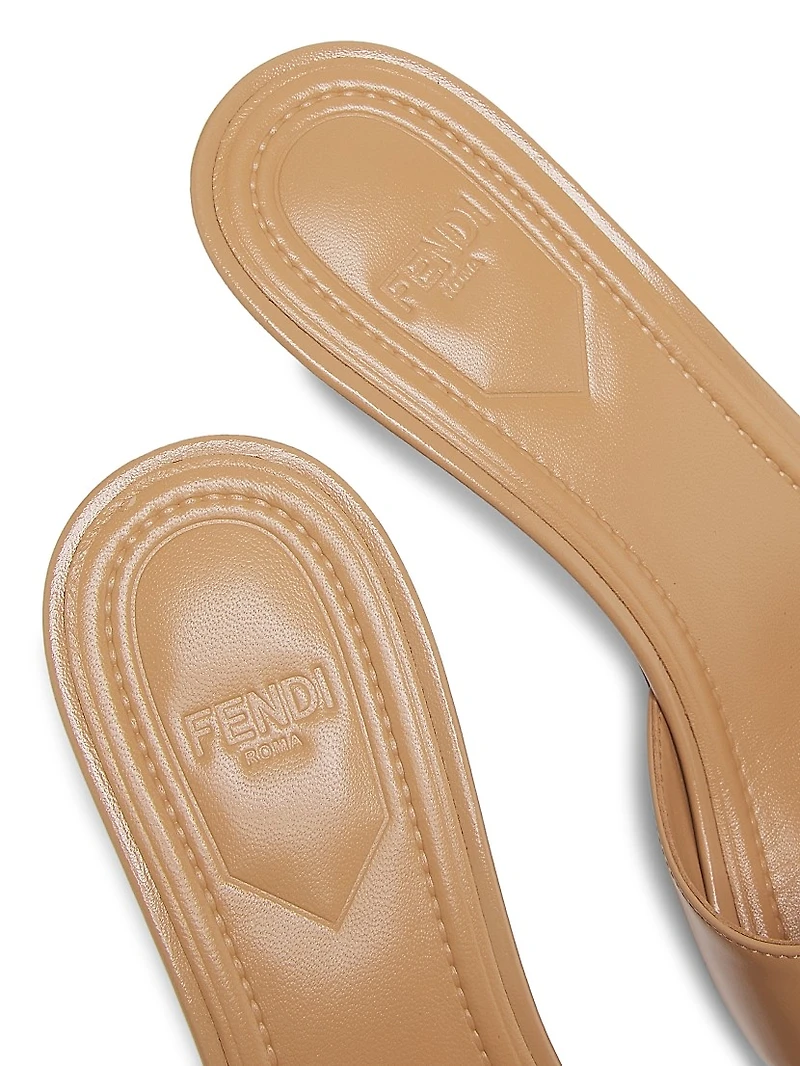 Fold 50MM Leather Mules