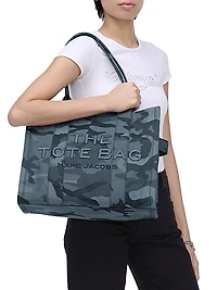 The Camo Jacquard Large Tote Bag
