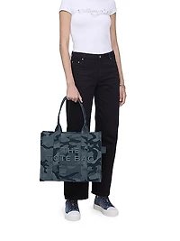 The Camo Jacquard Large Tote Bag