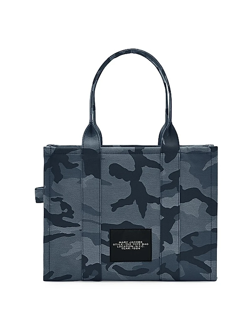 The Camo Jacquard Large Tote Bag