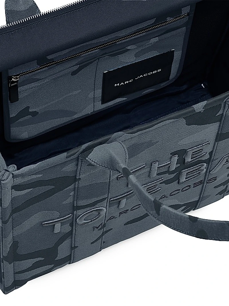 The Camo Jacquard Large Tote Bag