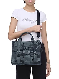 The Camo Jacquard Medium Tote Bag