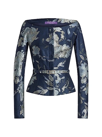 Bethanne Floral Jacquard Jacket