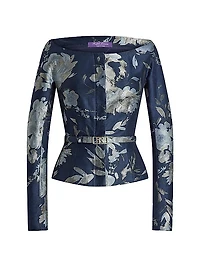 Bethanne Floral Jacquard Jacket
