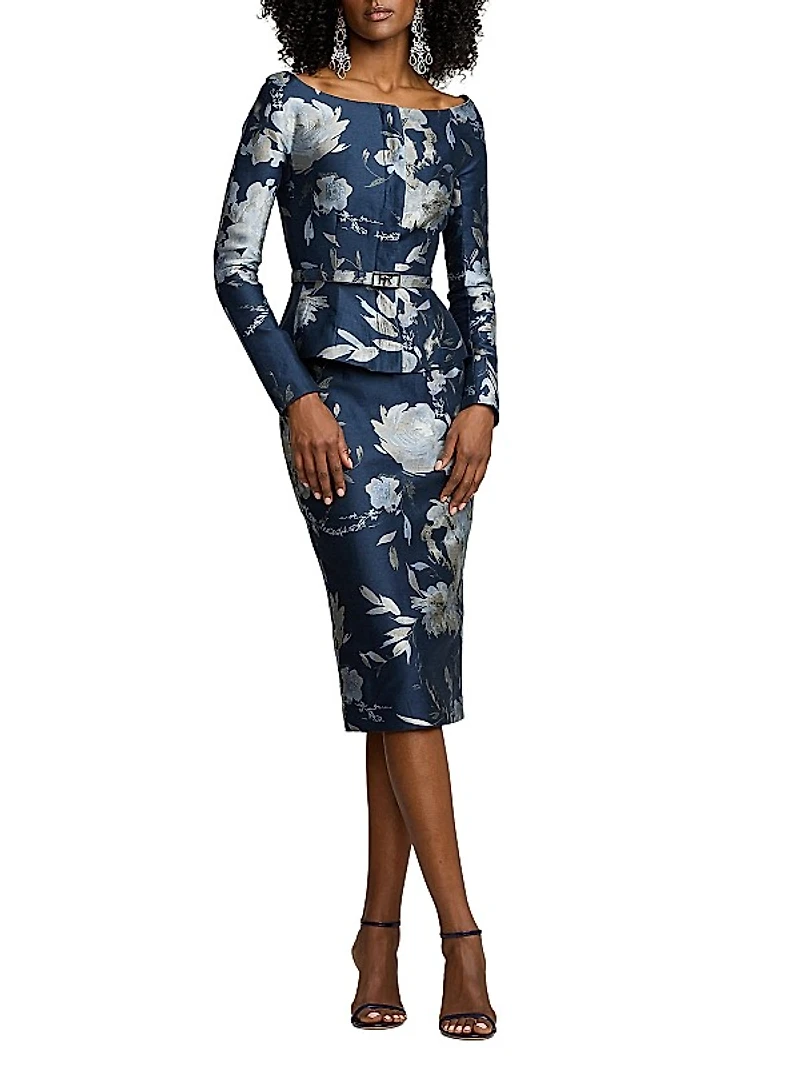 Bethanne Floral Jacquard Jacket
