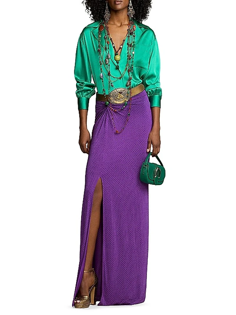 Bead-Embellished Sarong