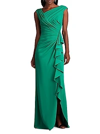 Gathered & Ruffled Gown