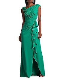 Gathered & Ruffled Gown