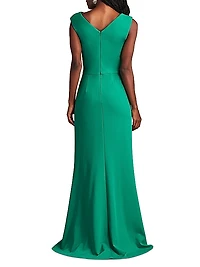 Gathered & Ruffled Gown