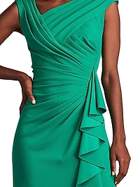 Gathered & Ruffled Gown