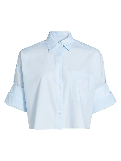 Next Ex Poplin Cropped Shirt